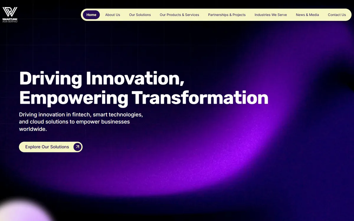 W Straits — homepage on desktop