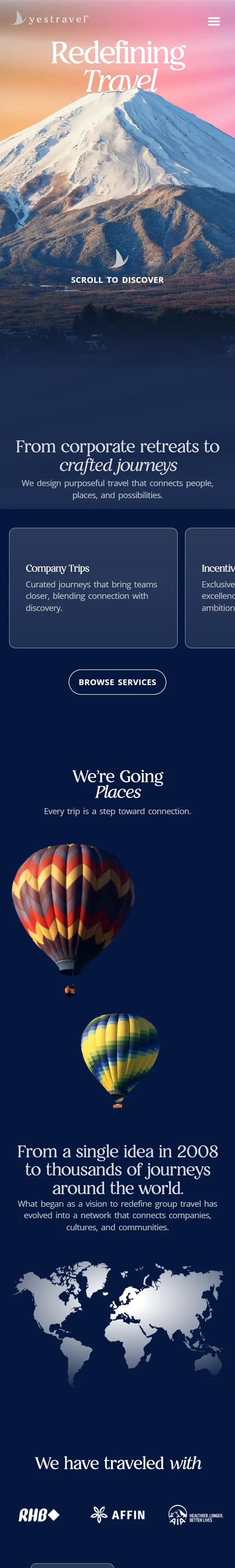 Yes Travel on a phone